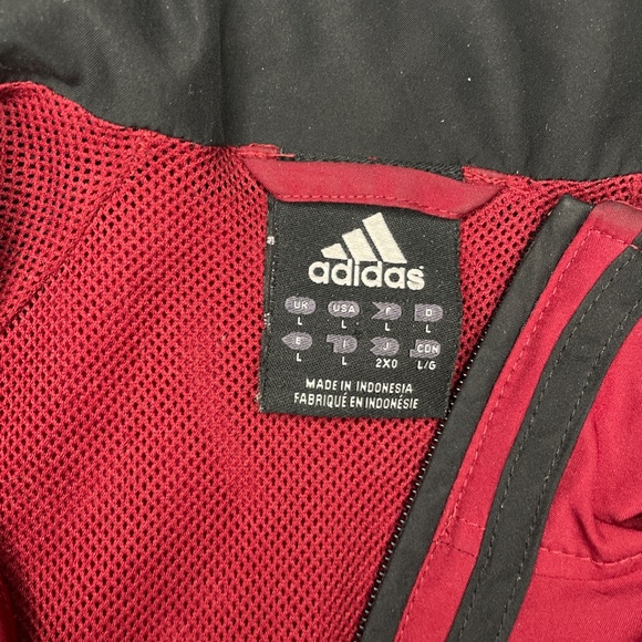 Red Adidas Windbreaker - Picture 5 of 8